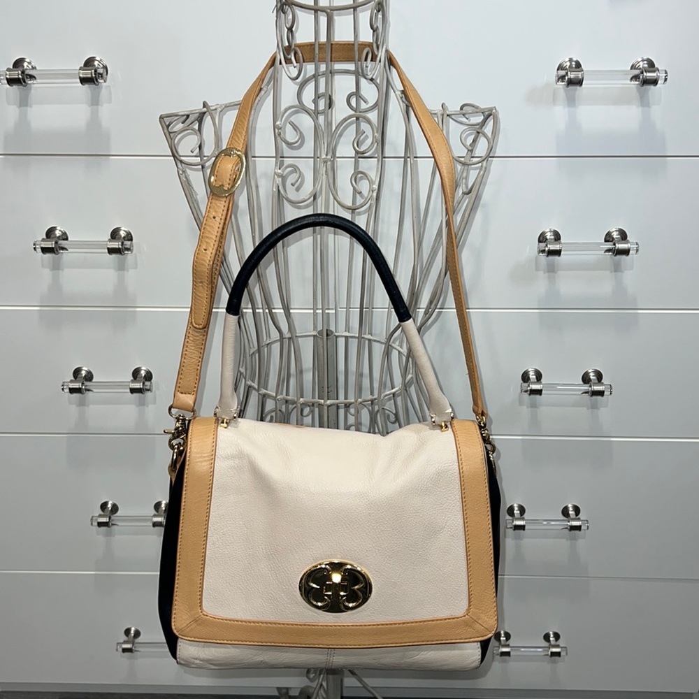 Emma Fox leather shoulder/crossbody bag